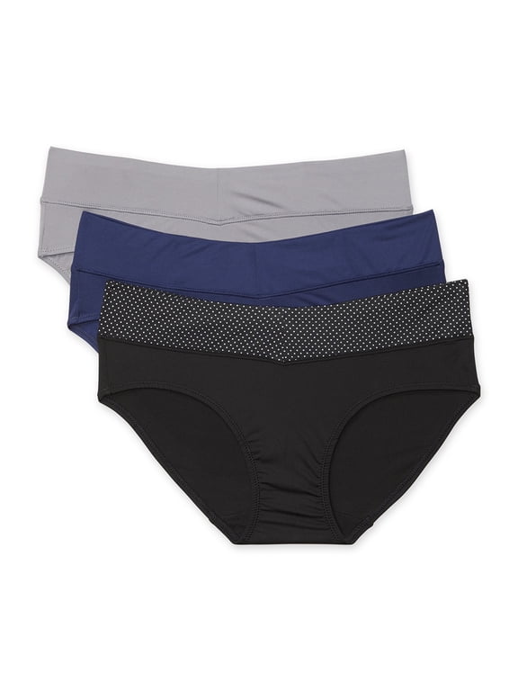 Warners® Blissful Benefits Women's Dig-Free Comfort Waist Microfiber 3-Pack Hipster