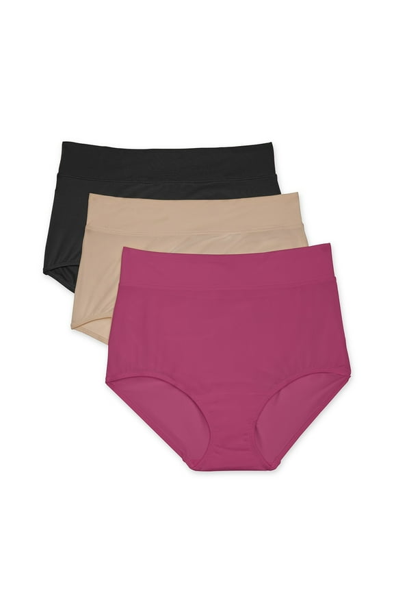 Warners® Blissful Benefits Women's Dig-Free Microfiber Brief 3-Pack