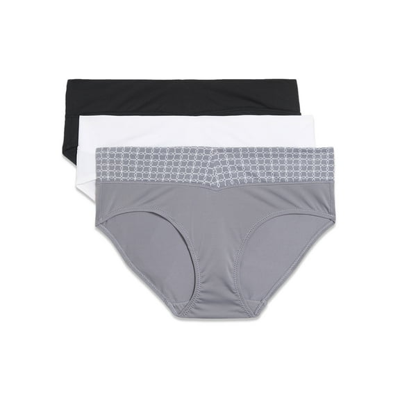 Warners® Blissful Benefits Women's Dig-Free Comfort Waist Microfiber 3-Pack Hipster