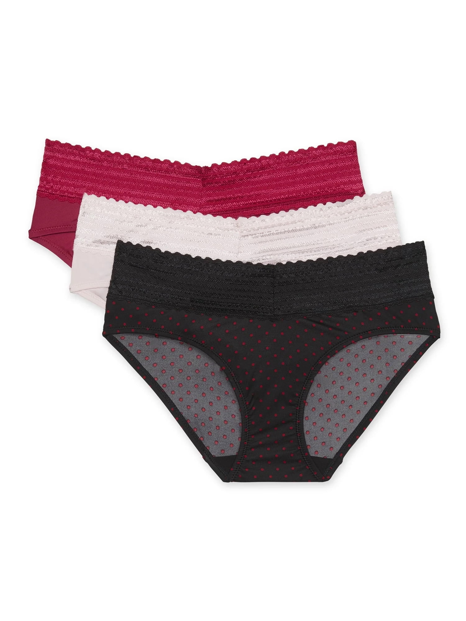 Warners® Blissful Benefits Women's Dig-Free Microfiber Lace 3-Pack