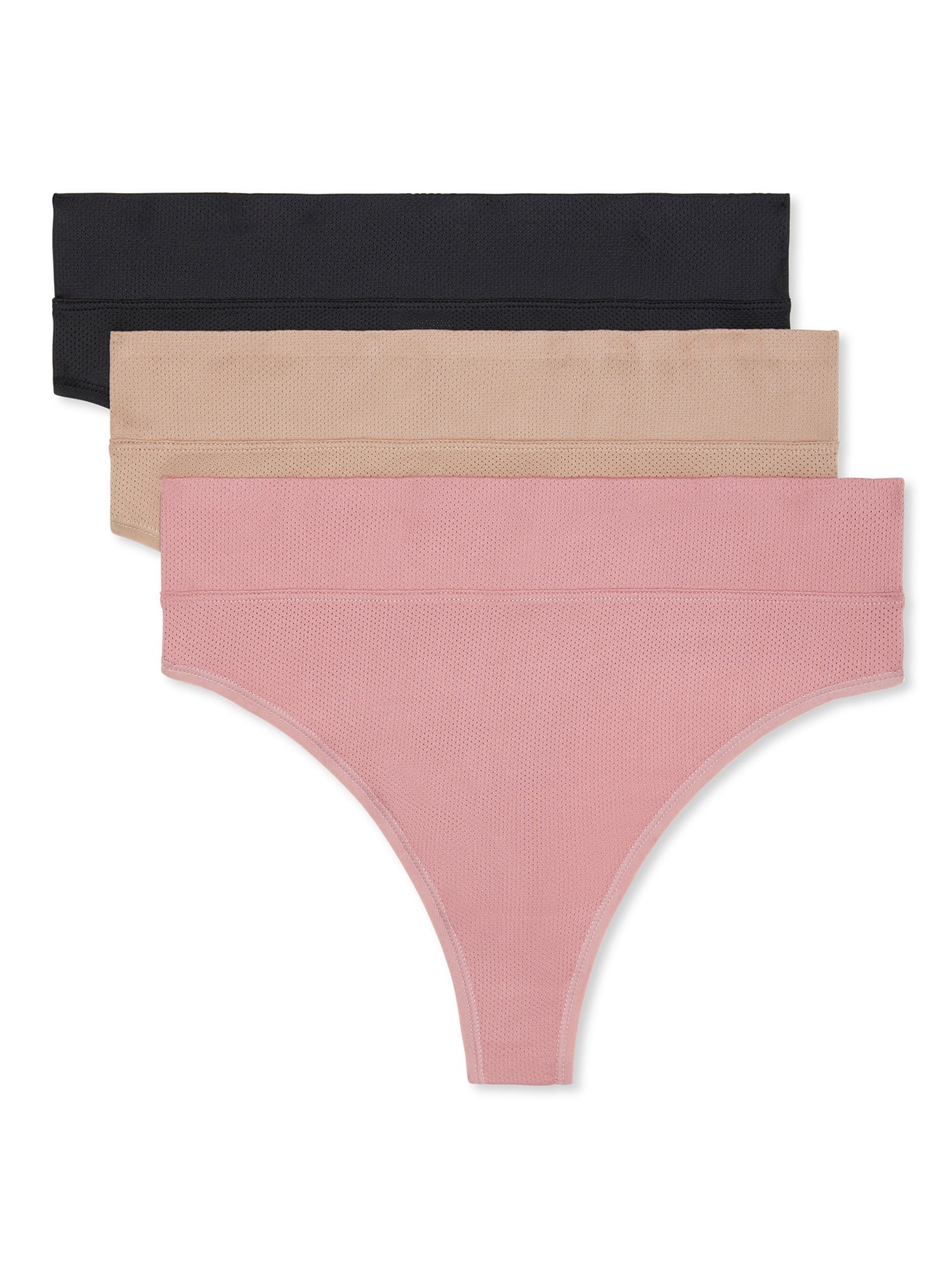 Warners® Blissful Benefits Moisture-Wicking Thong 3-Pack RX4963W 