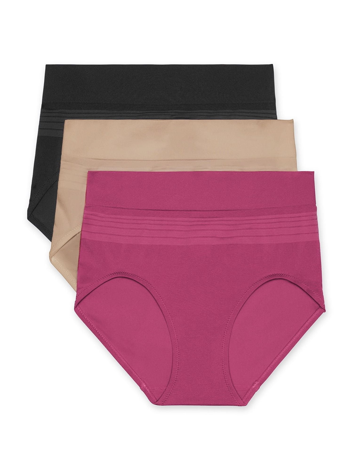 Warners® Blissful Benefits Women's Dig-Free Seamless Brief 3-Pack