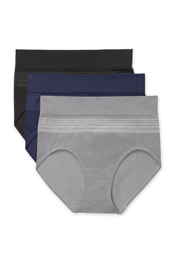 Warners® Blissful Benefits Women's Dig-Free Seamless Brief 3-Pack