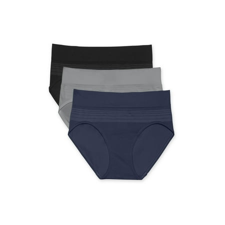 Warners® Blissful Benefits Women's Dig-Free Seamless 3-Pack Hipster