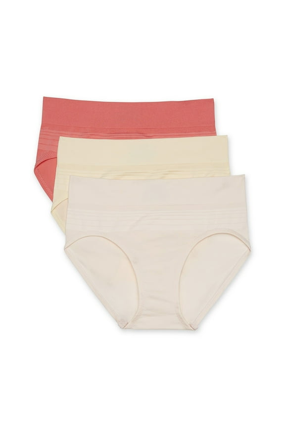 Warners® Blissful Benefits Women's Dig-Free Seamless 3-Pack Hipster