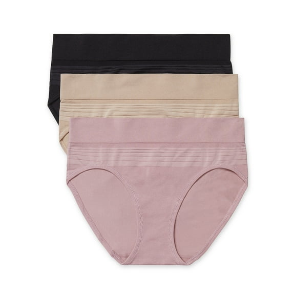 Warners® Blissful Benefits Women's Dig-Free Seamless 3-Pack Hipster