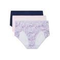 thumbnail image 1 of Warners® Blissful Benefits Side-Smoothing Comfort Microfiber Hipster 3-Pack RU7723W, 1 of 3