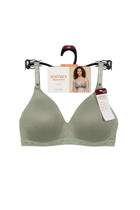 Warners® Blissful Benefits Super Soft Wireless Lightly Lined Comfort Bra RM1691W