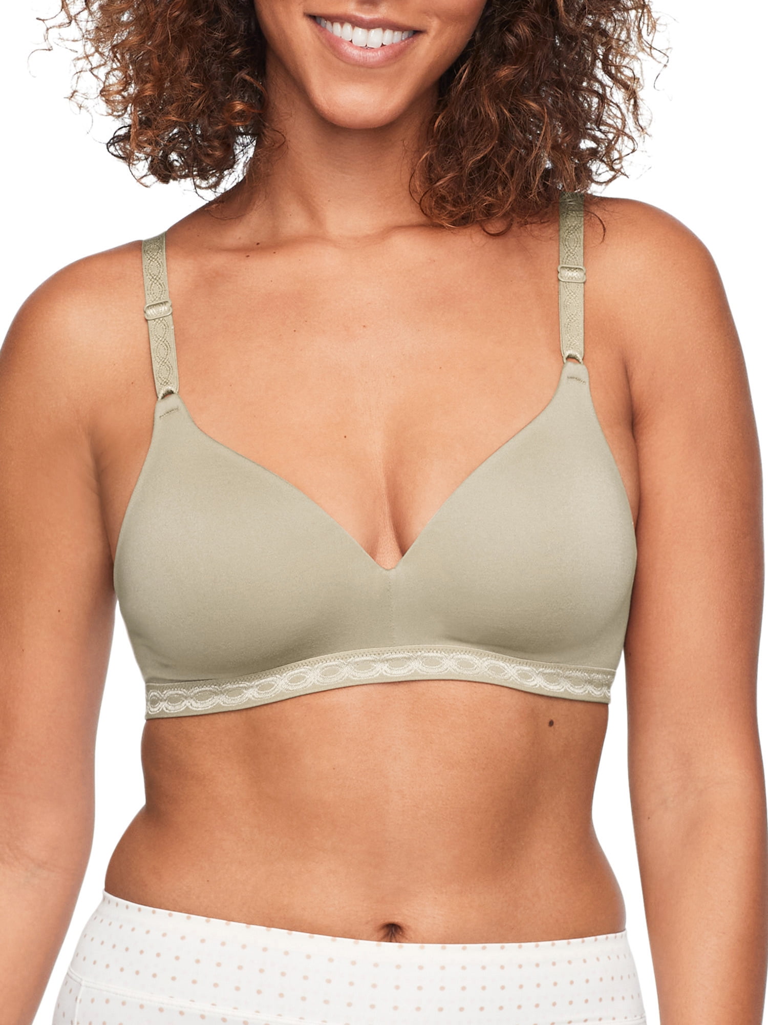 Warners Womens Cloud 9 Super Soft Wireless Lightly Lined Comfort Bra :  : Clothing, Shoes & Accessories