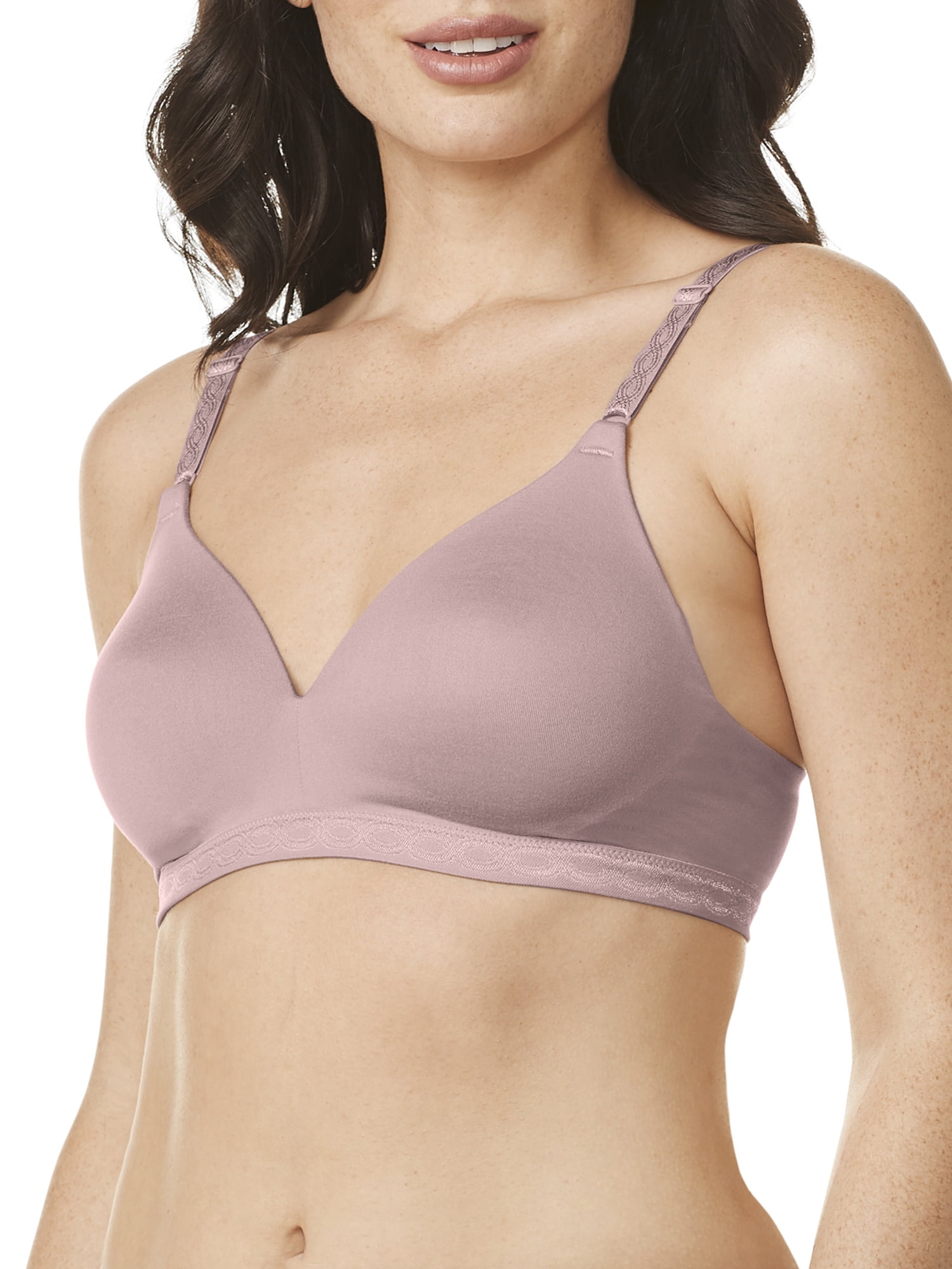 Buy Warner's Women's Blissful Benefits Super Soft Wireless Lightly Lined Comfort  Bra Rm1691w, Seagrass, 34B at