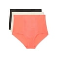 thumbnail image 1 of Warners® Blissful Benefits Women's Tummy-Smoothing Comfort Microfiber Brief 3-Pack, 1 of 5