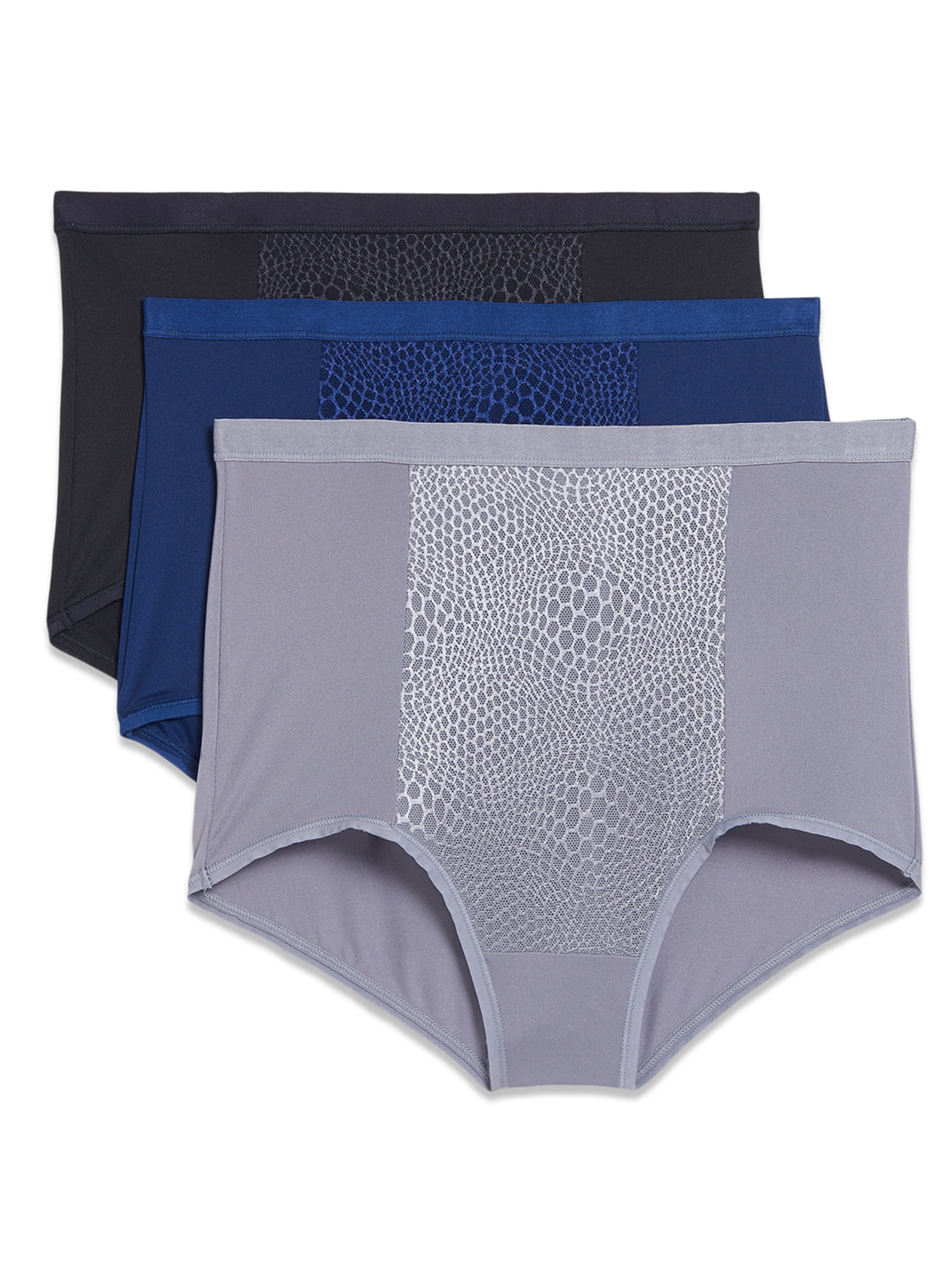 Warners® Blissful Benefits Women's Tummy-Smoothing Comfort Microfiber Brief 3-Pack