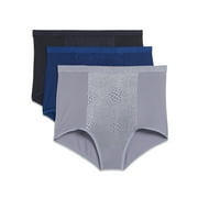 Warners  Blissful Benefits Womens Tummy-Smoothing Comfort Microfiber Brief 3-Pack