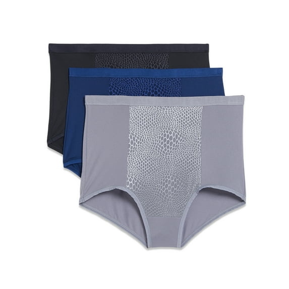 Warners® Blissful Benefits Women's Tummy-Smoothing Comfort Microfiber Brief 3-Pack