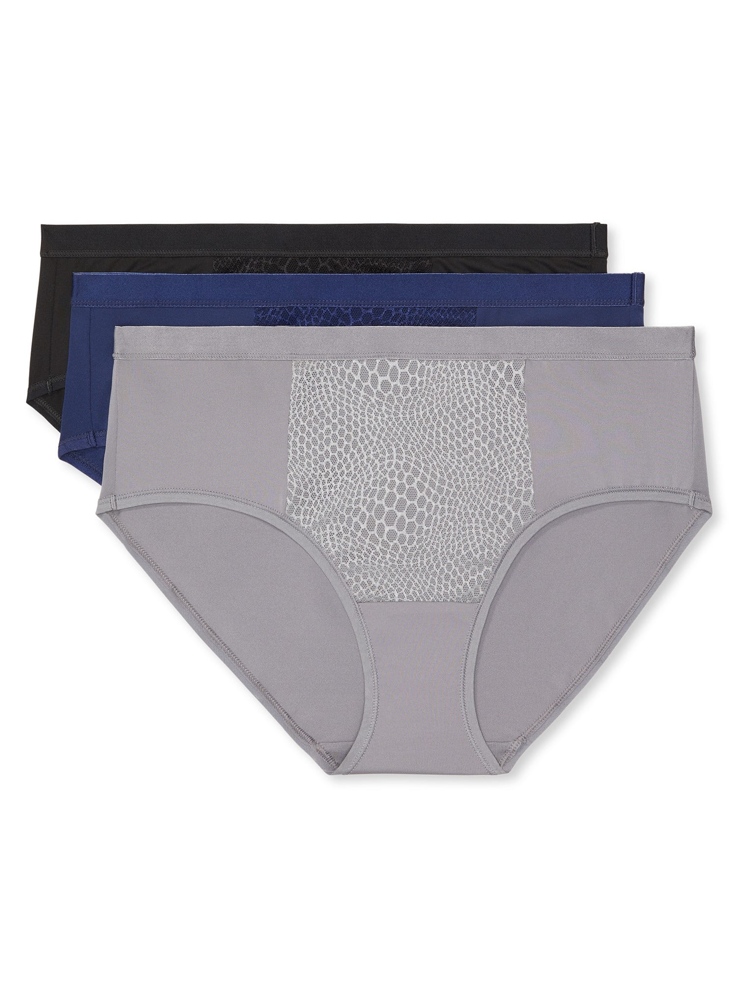 Warners® Blissful Benefits Women's Tummy-Smoothing Microfiber 3-Pack Hipster