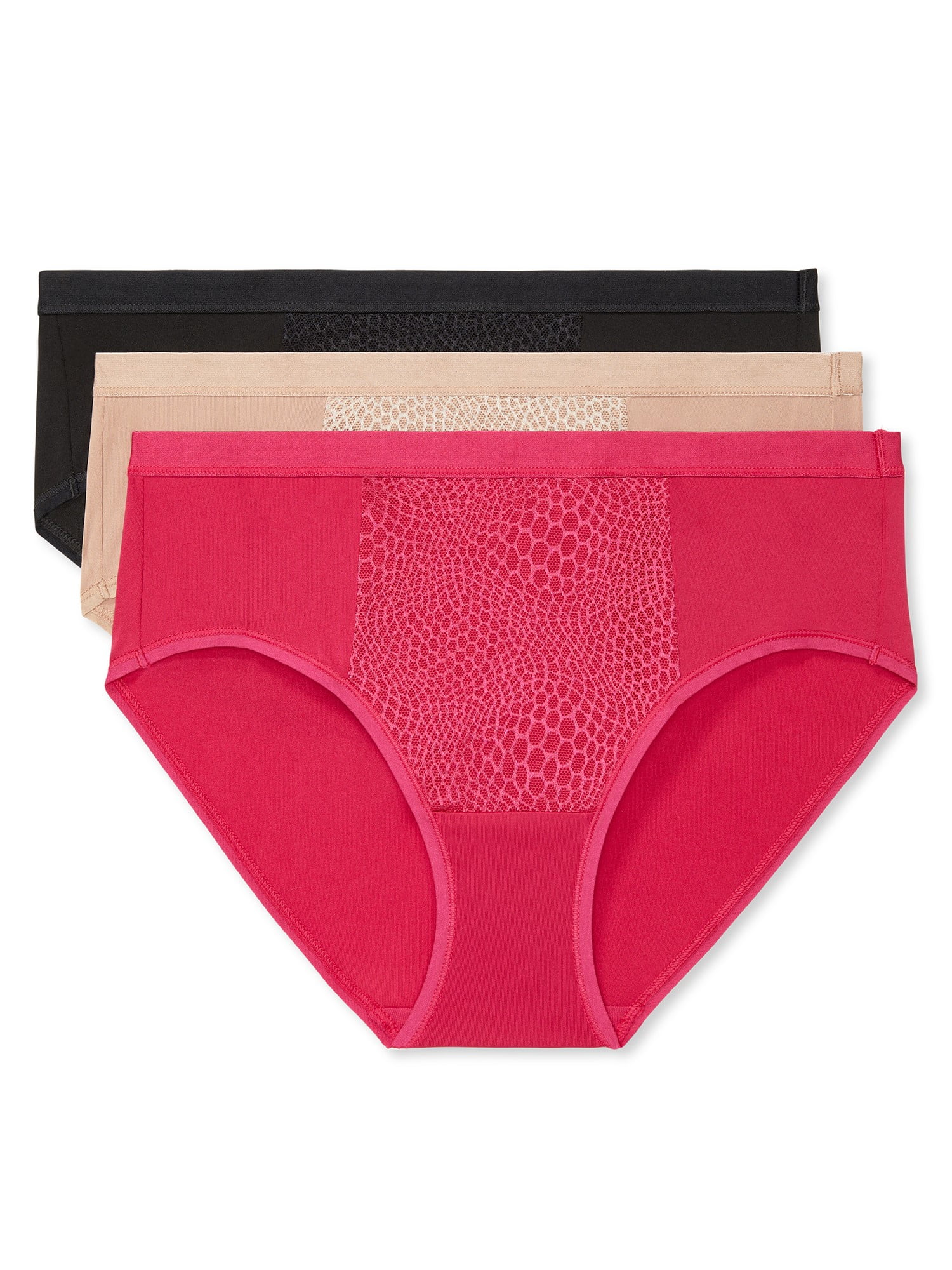Warners® Blissful Benefits Women's Tummy-Smoothing Microfiber 3-Pack Hipster