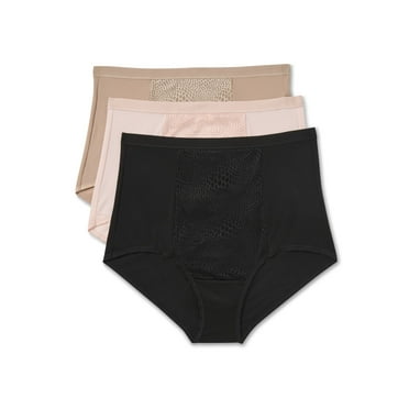 Warners Blissful Benefits Tummy Smoother Microfiber Brief 3-Pack
