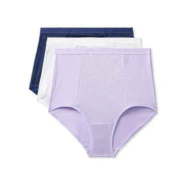 Warners Blissful Benefits Tummy Smoother Microfiber Brief 3-Pack