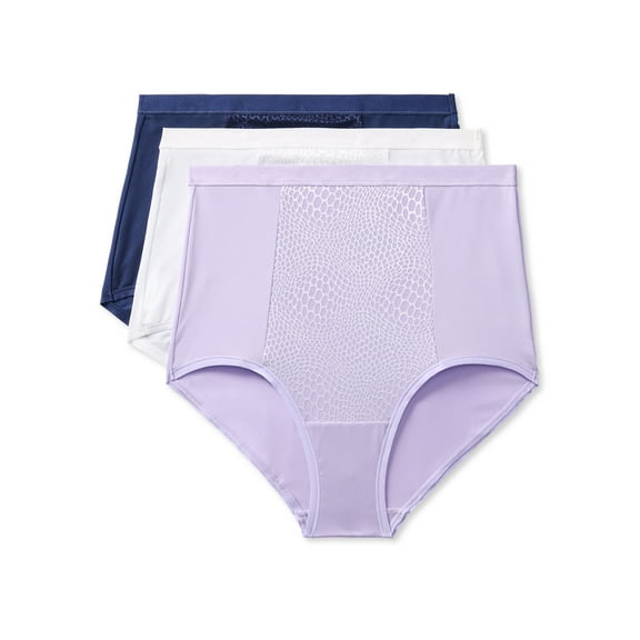 Warners® Blissful Benefits Women's Tummy-Smoothing Comfort Microfiber Brief 3-Pack