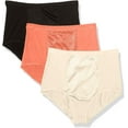 thumbnail image 1 of Warners® Blissful Benefits Tummy-Smoothing Comfort Microfiber Brief 3-Pack RS4433W, 1 of 5