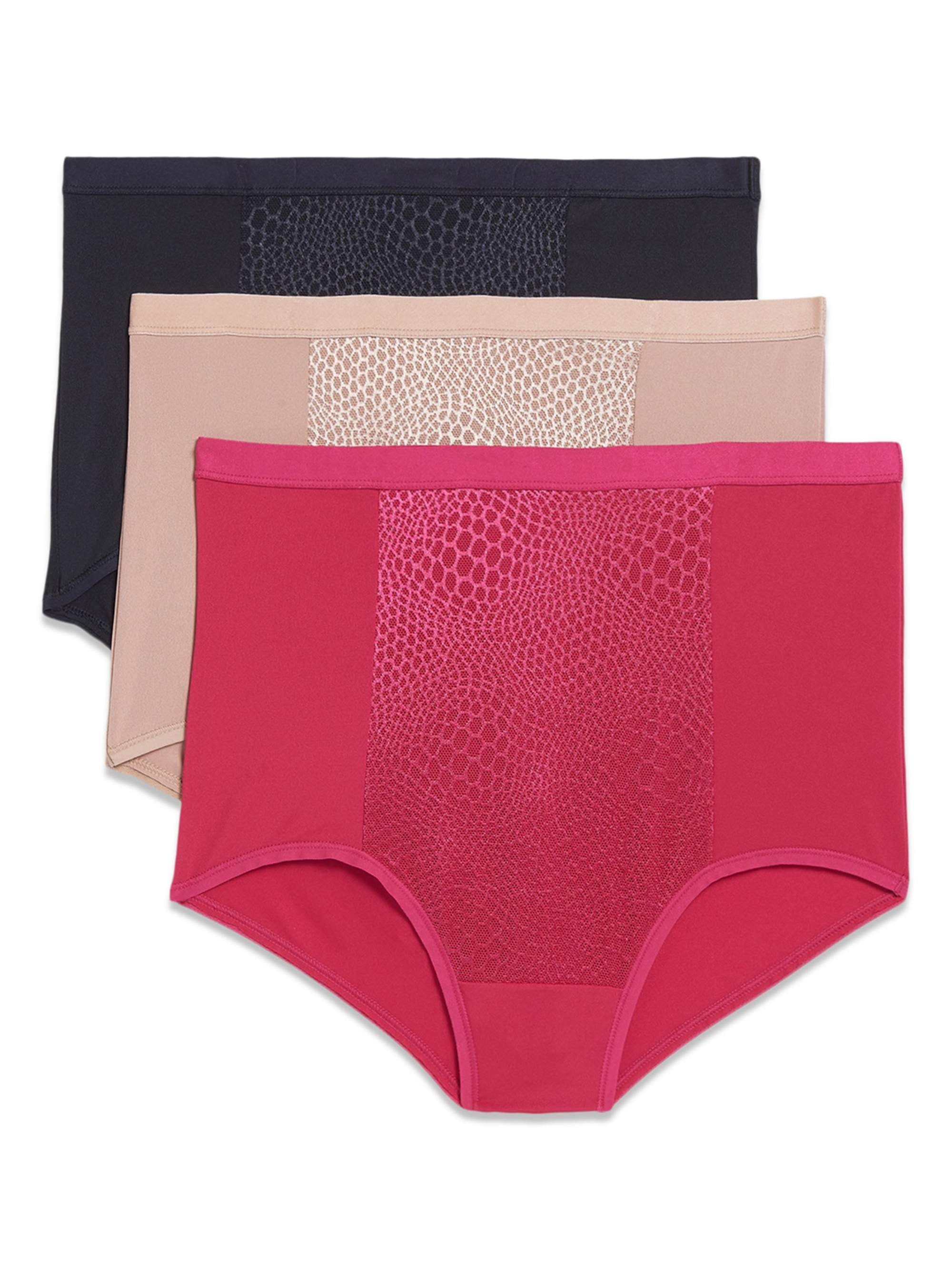 Warners® Blissful Benefits Tummy-Smoothing Comfort Microfiber Brief 3-Pack  RS4433W 