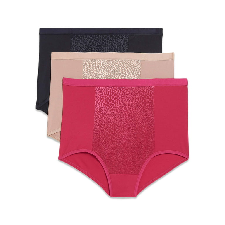 Warners Womens Blissful Benefits Seamless Brief Panty 3 Pack : :  Clothing, Shoes & Accessories