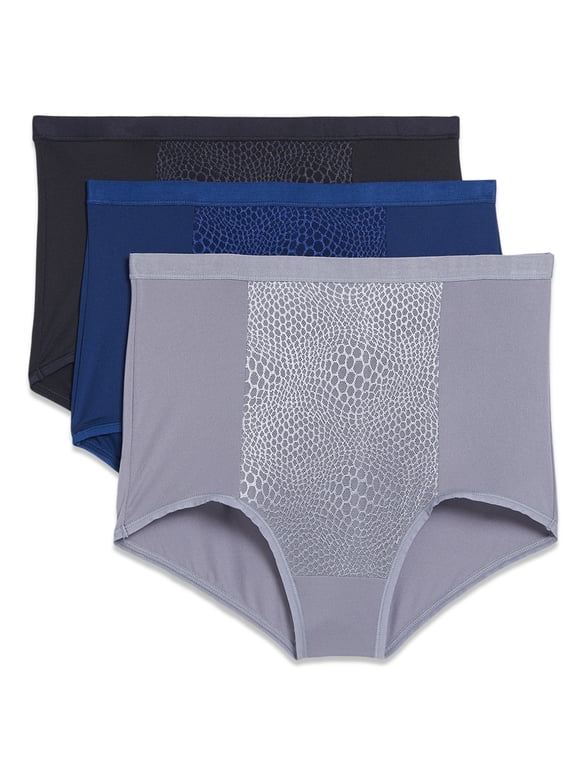 Warners® Blissful Benefits Tummy-Smoothing Comfort Microfiber Brief 3-Pack RS4433W