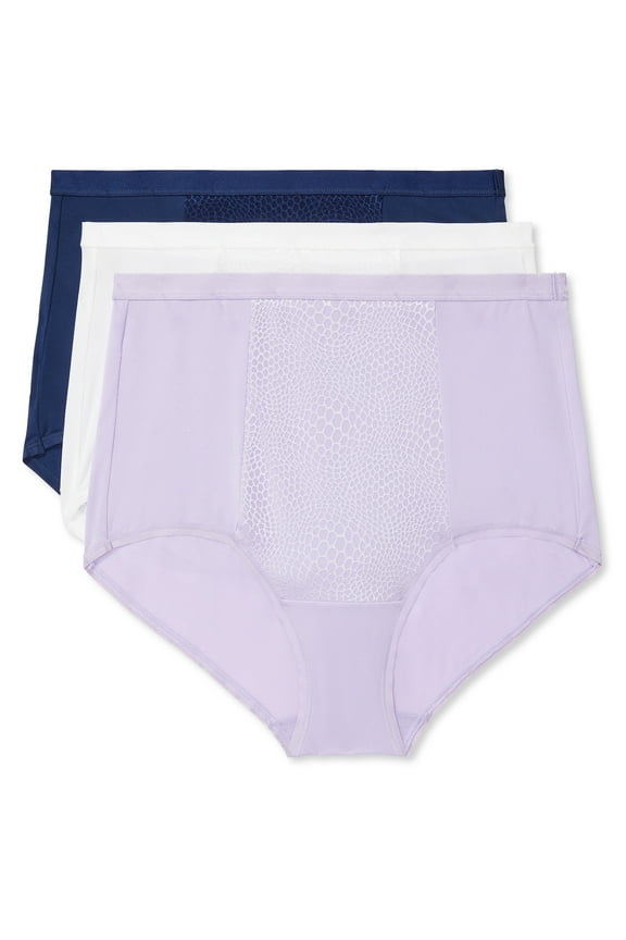 Warners® Blissful Benefits Tummy-Smoothing Comfort Microfiber Brief 3-Pack RS4433W