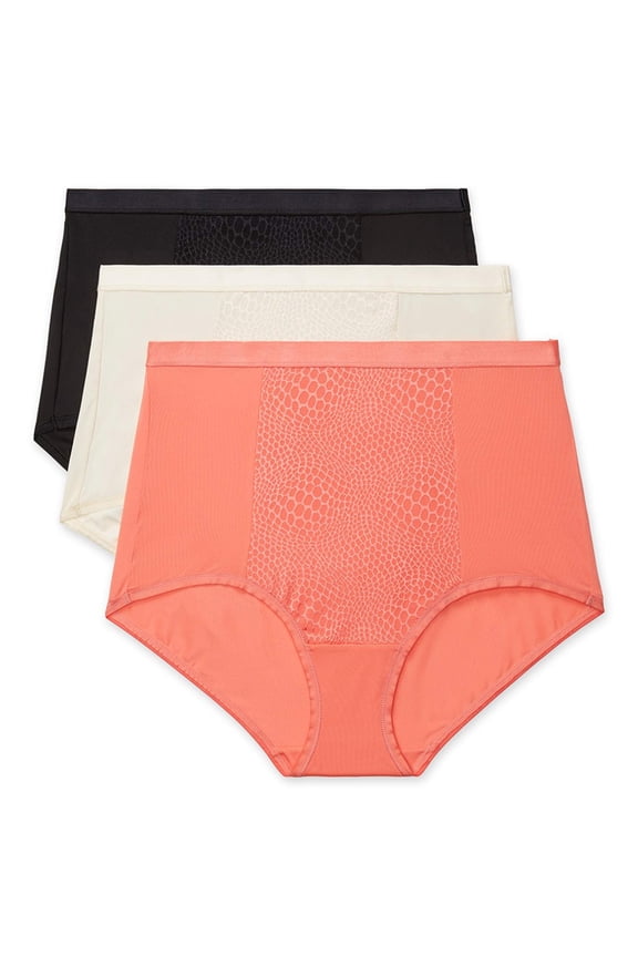 Warners® Blissful Benefits Tummy-Smoothing Comfort Microfiber Brief 3-Pack RS4433W