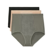Warners  Blissful Benefits Tummy-Smoothing Comfort Microfiber Brief 3-Pack RS4433W