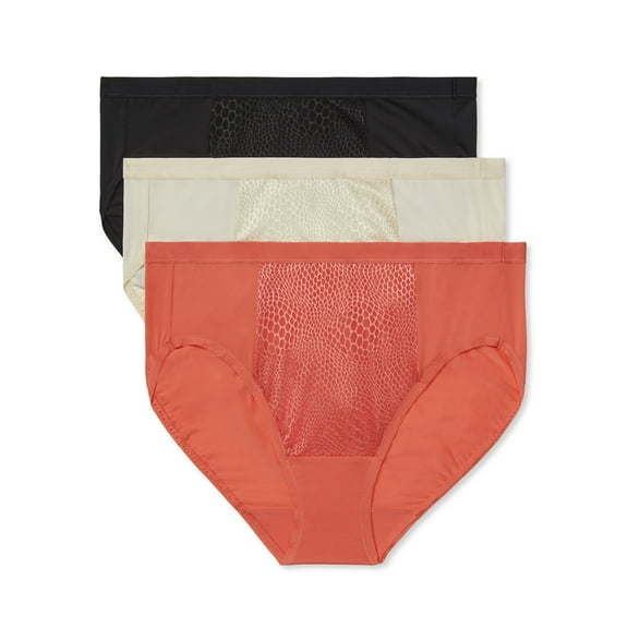 Warners Blissful Benefits Tummy-Smoothing Microfiber Hi-Cut 3-Pack RT3383W