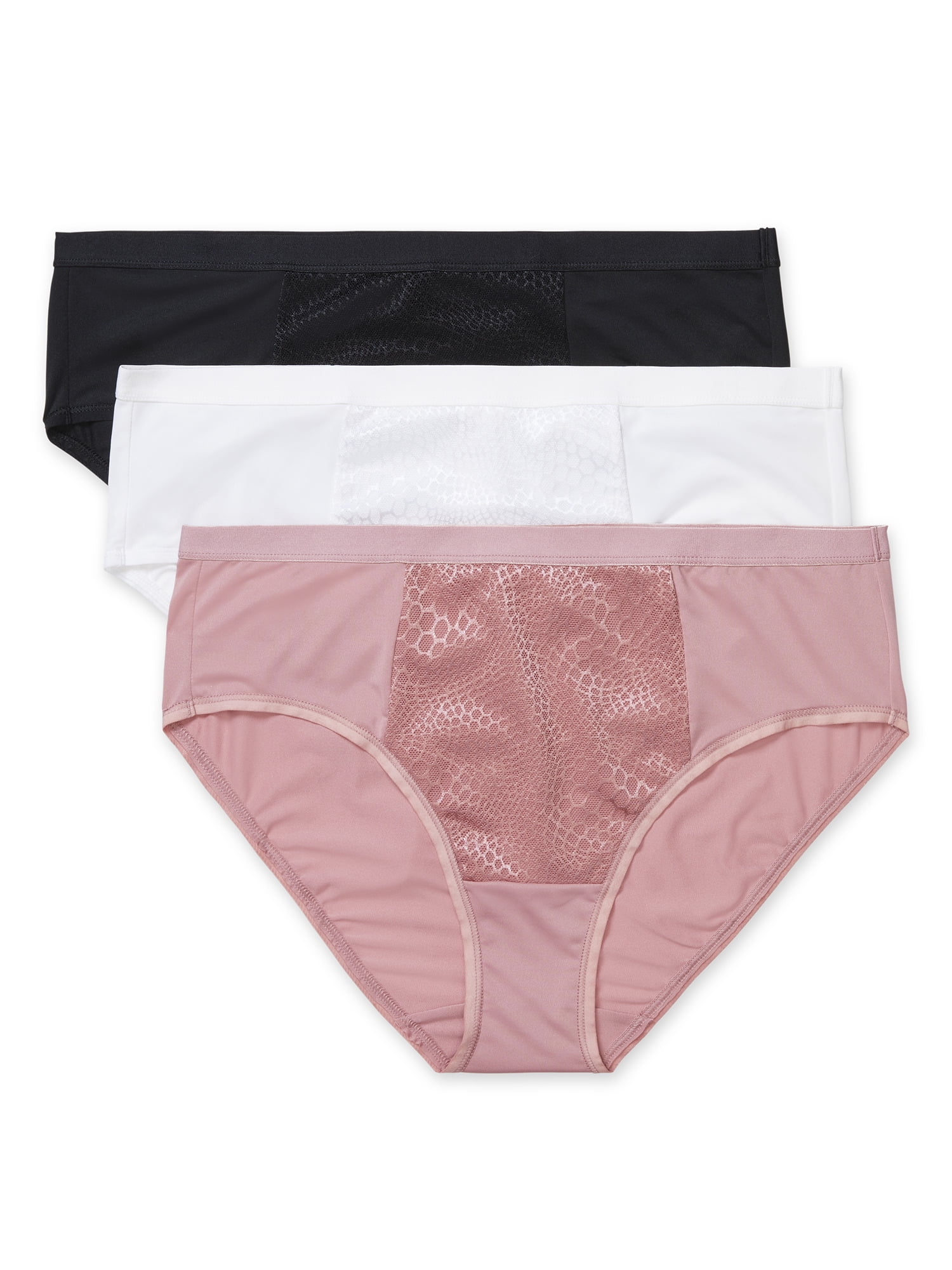 Warners Blissful Benefits Tummy-Smoothing Microfiber Hipster 3-Pack RU5023W