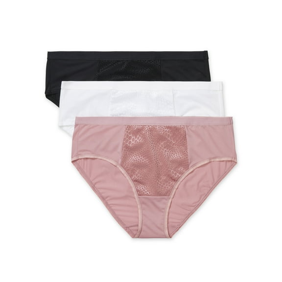 Warners Blissful Benefits Tummy-Smoothing Microfiber Hipster 3-Pack RU5023W