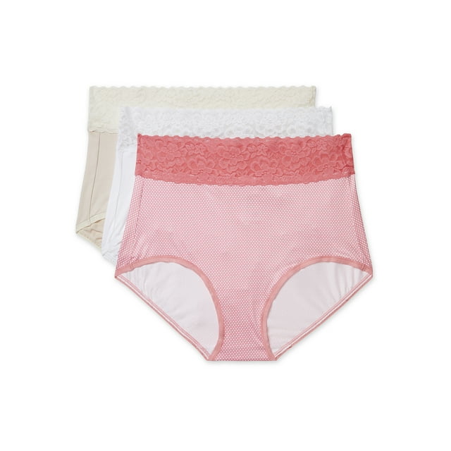 Warners® Blissful Benefits Ultra Soft Microfiber Brief 3-Pack RS3183W ...