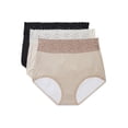 thumbnail image 1 of Warners® Blissful Benefits Ultra Soft Microfiber Brief 3-Pack RS3183W, 1 of 3