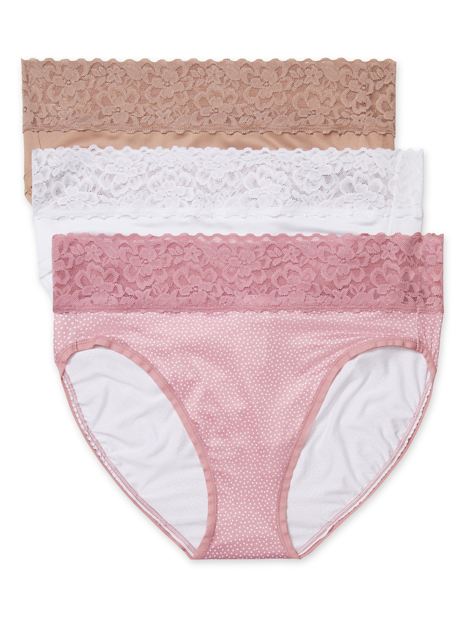 Warners® Blissful Benefits Ultra Soft Microfiber HiCut 3Pack RT3183W