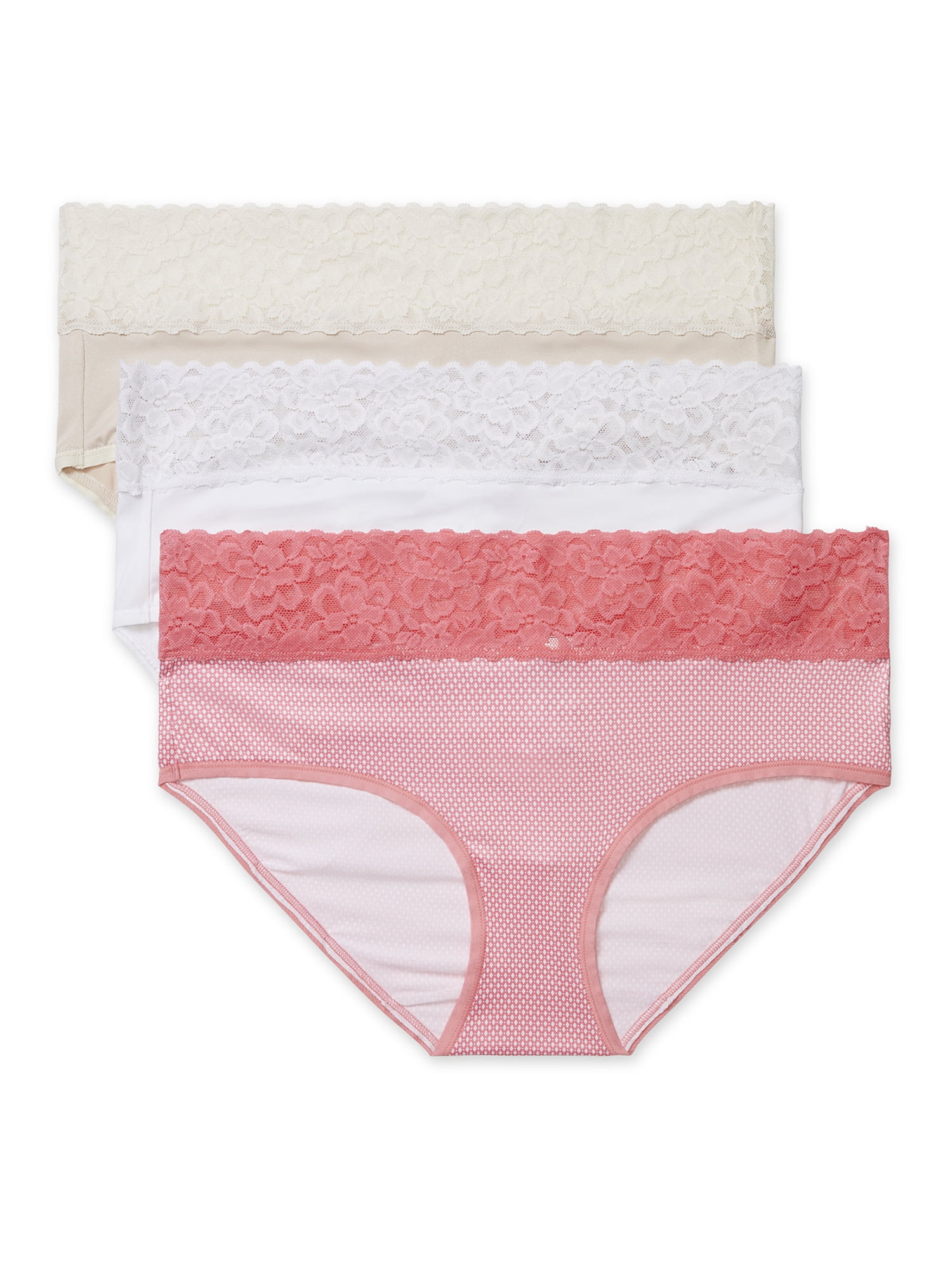 Blissful Benefits Warners White Women's Underwear Panties XL