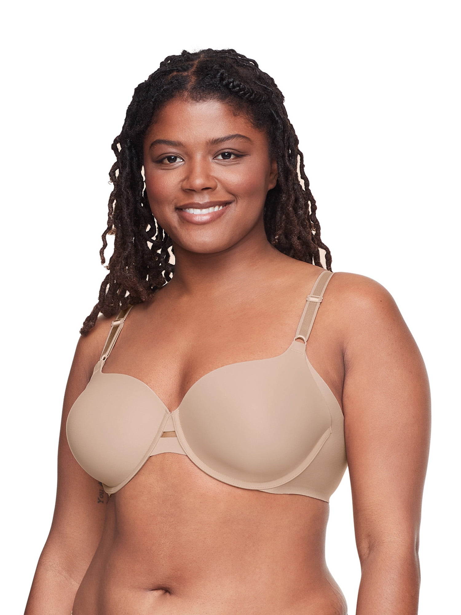 Glamorise Front-Closure Zip Up Sports Bra Black