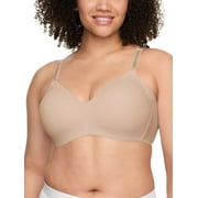Warners Blissful Benefits Women's Underarm-Smoothing Comfort Wireless Lightly Lined T-Shirt Bra, 34B-40C