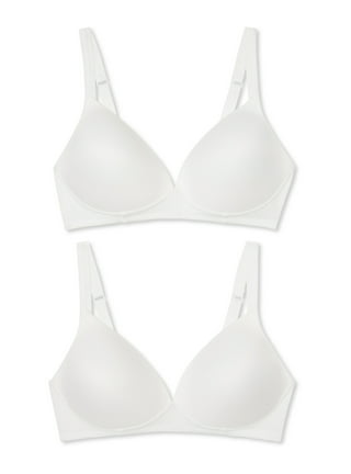 Buy online White Printed T-shirt Bra from lingerie for Women by