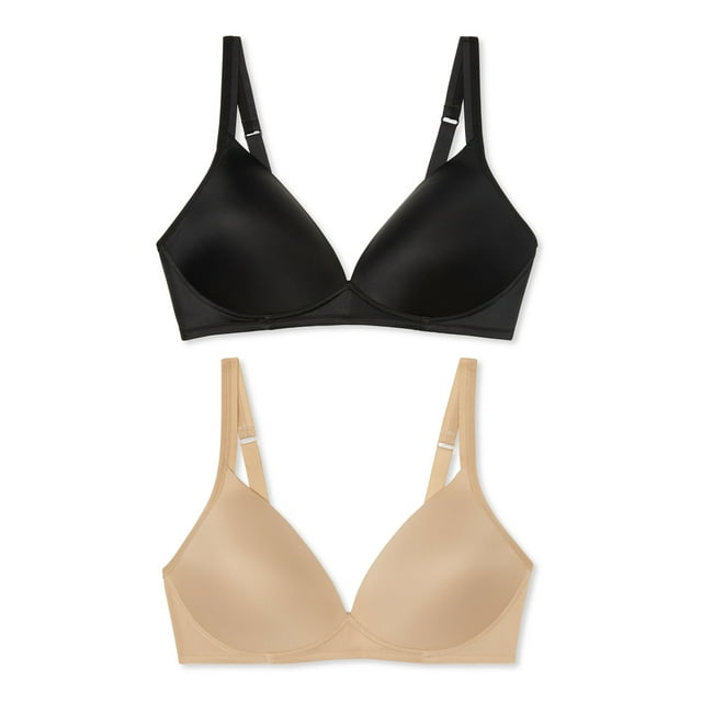Warners® Blissful Benefits Wireless Lift T-Shirt Bra 2-Pack 04003W - Walmart.com