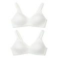 thumbnail image 1 of Warners® Blissful Benefits Wireless Lightly Lined T-Shirt Bra 2-Pack 04011W, 1 of 4