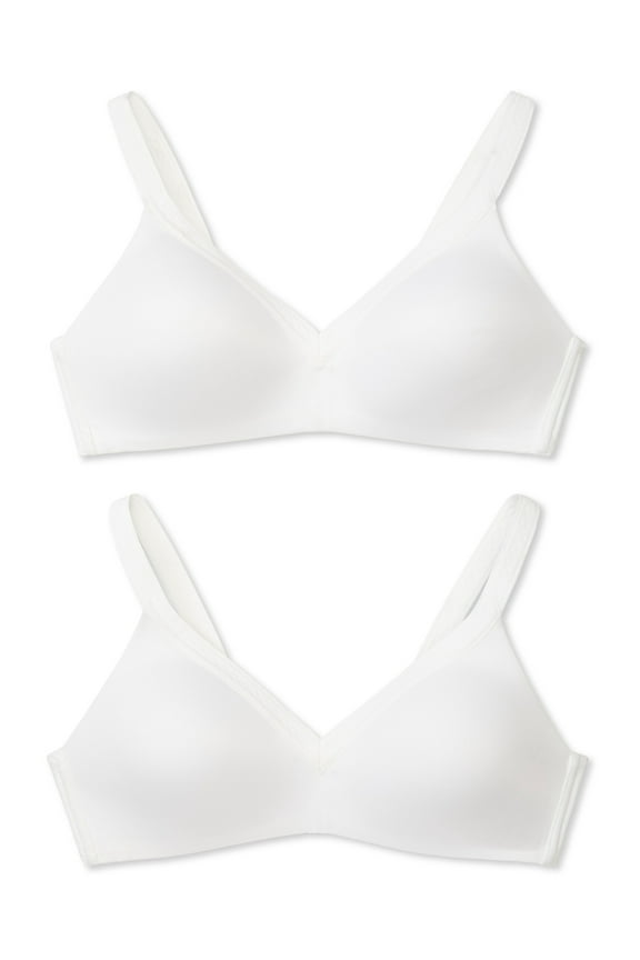 Warners® Blissful Benefits Wireless Lightly Lined T-Shirt Bra 2-Pack 04011W