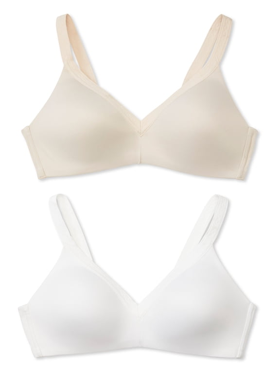 Warners® Blissful Benefits Wireless Lightly Lined T-Shirt Bra 2-Pack 04011W