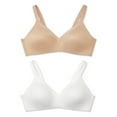 thumbnail image 1 of Warners® Blissful Benefits Wireless Lightly Lined T-Shirt Bra 2-Pack 04011W, 1 of 4