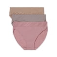 thumbnail image 1 of Warners® Blissful Benefits Women's Dig-Free Comfort Waistband Microfiber 3-Pack Hi-Cut, 1 of 5