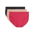 thumbnail image 1 of Warners® Blissful Benefits Women's Dig-Free Comfort Waistband Microfiber 3-Pack Hi-Cut, 1 of 5
