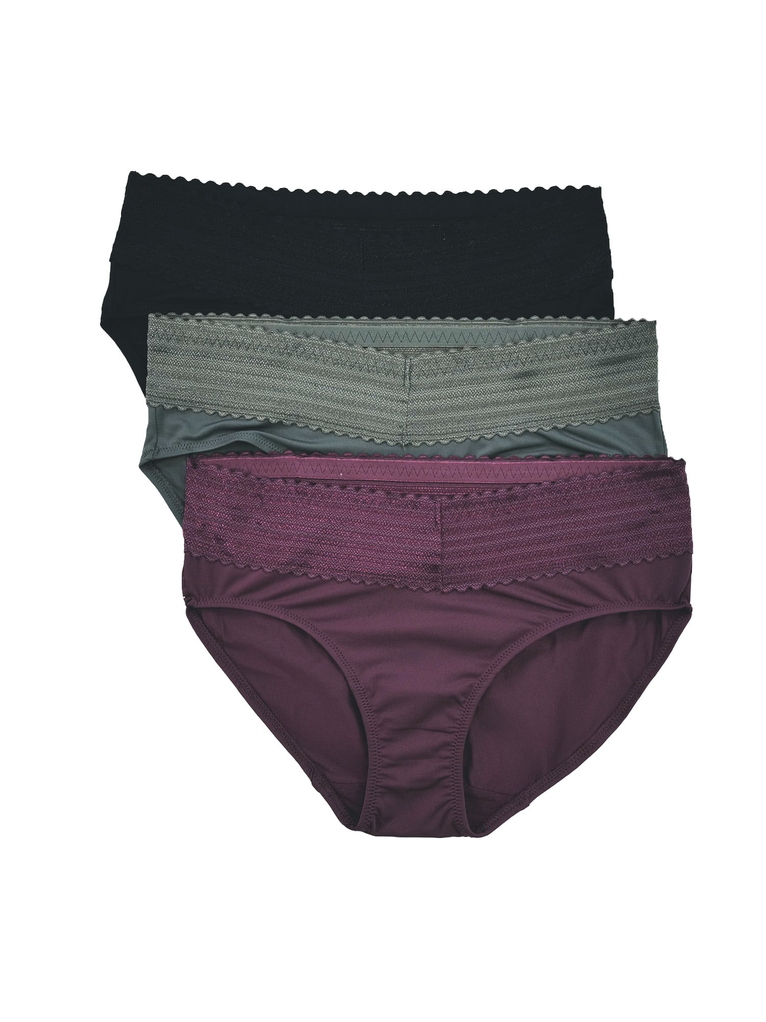 Warners® Blissful Benefits Women's Dig-Free Micro Lace Hipster 3-Pack, Sizes S-3XL