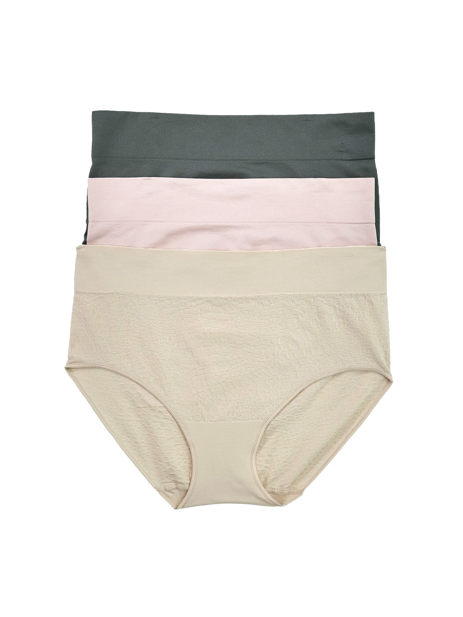 Warners® Blissful Benefits Women's Dig-Free Seamless Brief 3-Pack, Sizes S-3XL