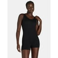thumbnail image 1 of Warners Blissful Benefits Women's Seamless Smoothing Romper Bodysuit, 1-pack, Sizes XS - 3X, 1 of 10